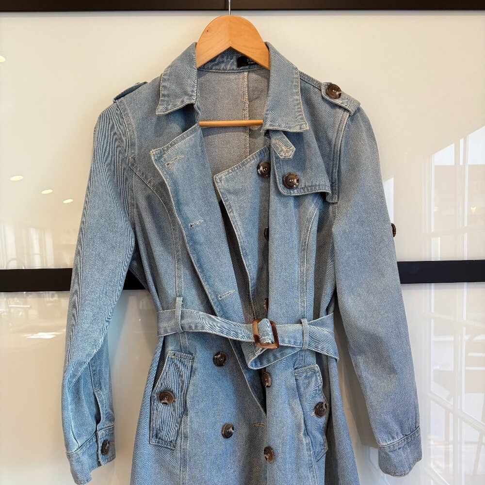 Denim Trench